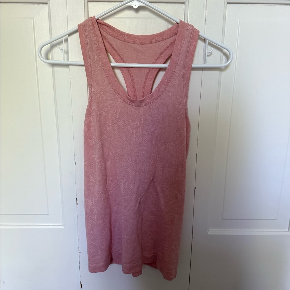 Athleta Pink Sleeveless Tank Top